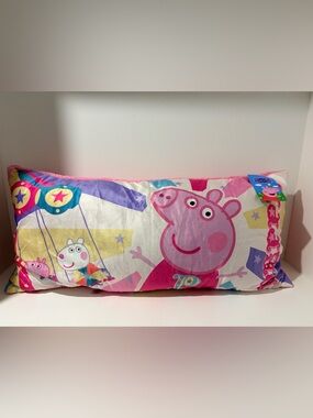 Peppa Pig Body Pillow, 18" x 36" BNWT